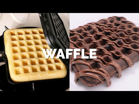 Video: Wafel Coklat Dengan Krim Mentega