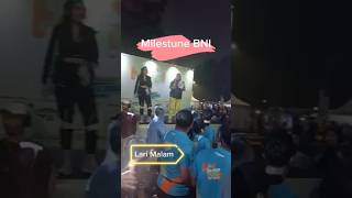 Momen Lari Malam di Acara Milestune BNI. #shorts