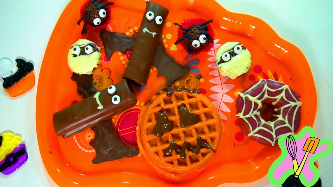 5 postres para Halloween SIN horno y muy fáciles - Aprendiendo a cocinar