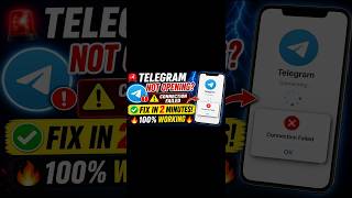 Telegram Not Working || Fix How To Solve This Problem Use Vpn Or Not || 😱 Government 6 Days Banned