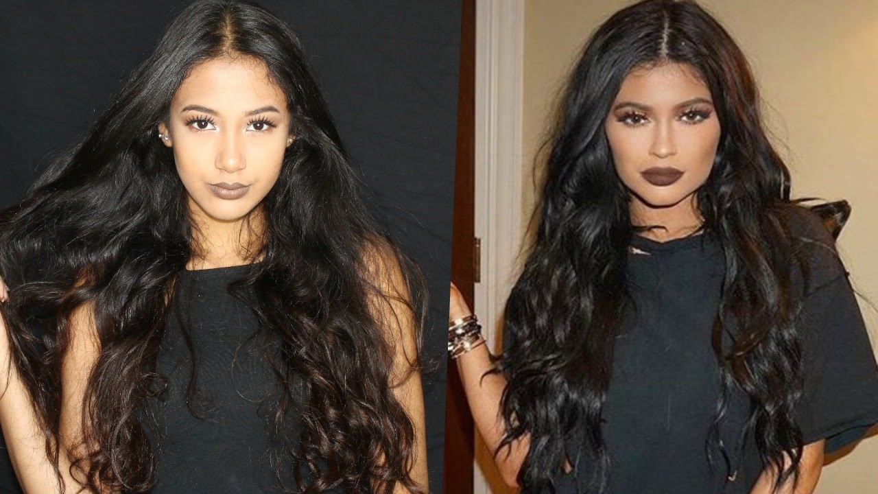 KYLIE JENNER INSPIRED GLAM - YouTube