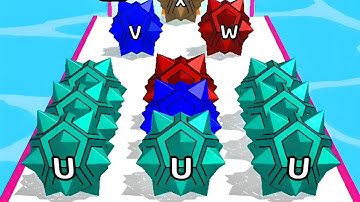 A To Z Run ABC Ball Runner All Levels Gameplay Walkthrough (Android Ios) Level 479