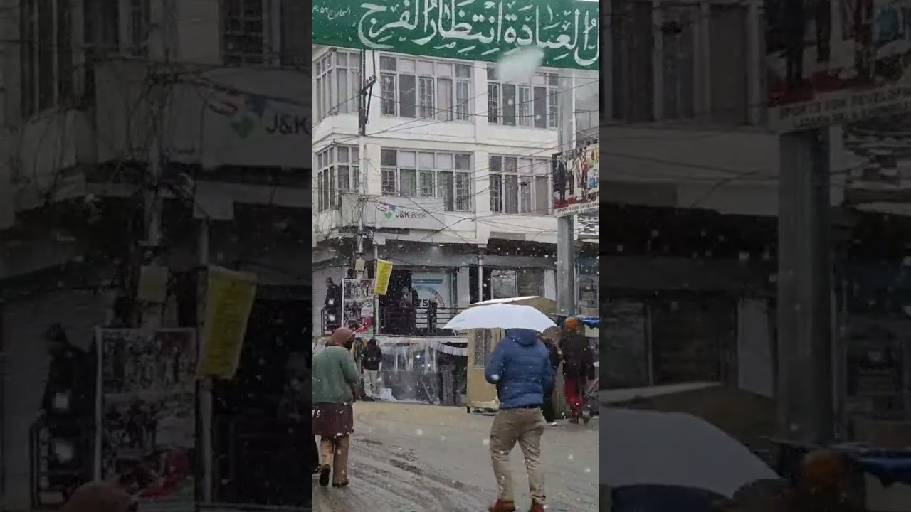 kargil experience fresh snow fall 