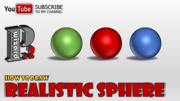 how to draw realistic sphere or ball with powerpoint (easy way) - 1080p full HD tutorial
