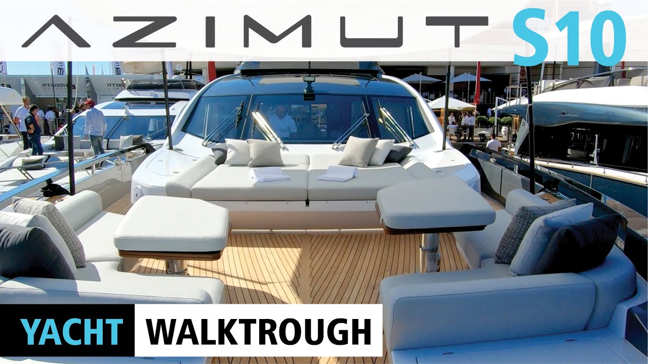 AZIMUT S10 YACHT WALKTROUGH | CANNES BOAT SHOW