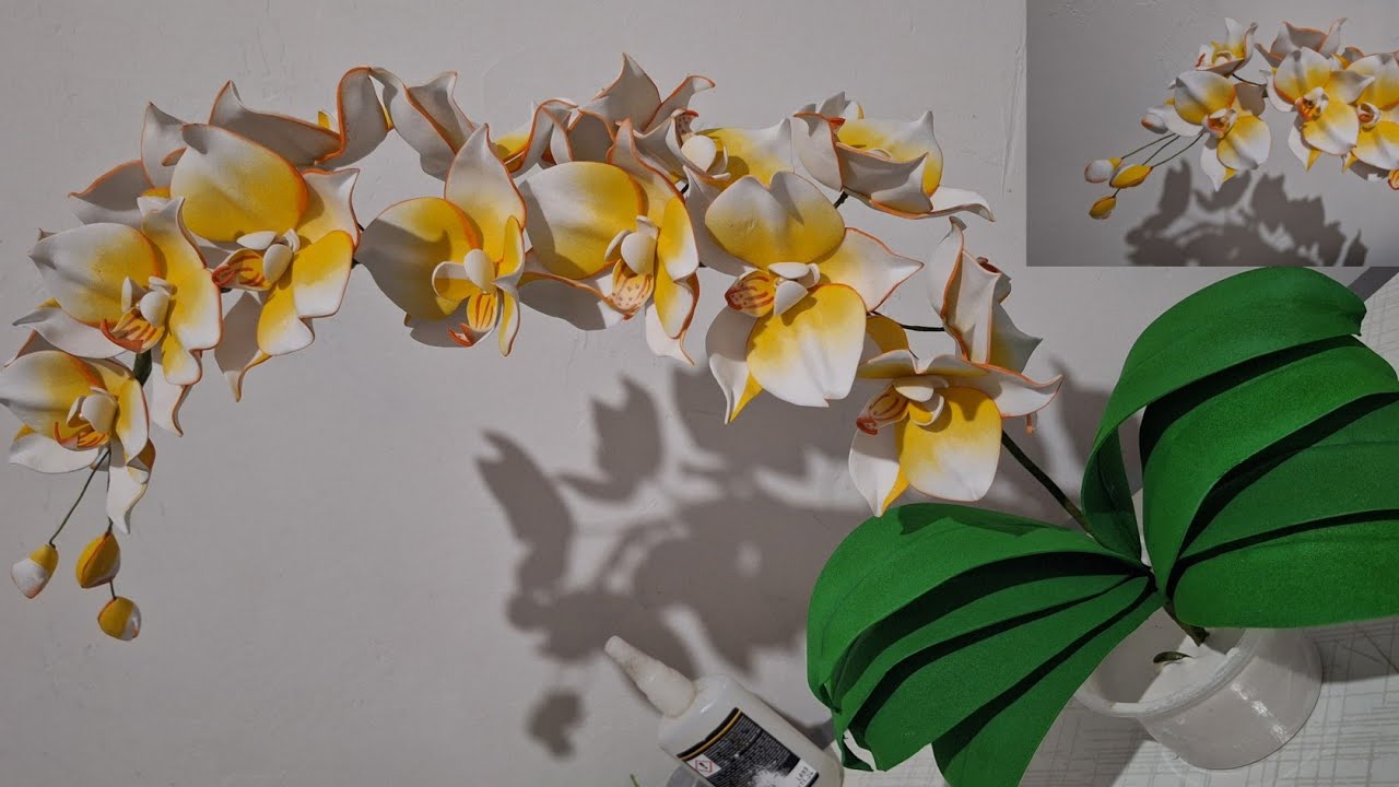 Orquídea sem frisador, rápida e fácil de fazer! 🥰😍😘
