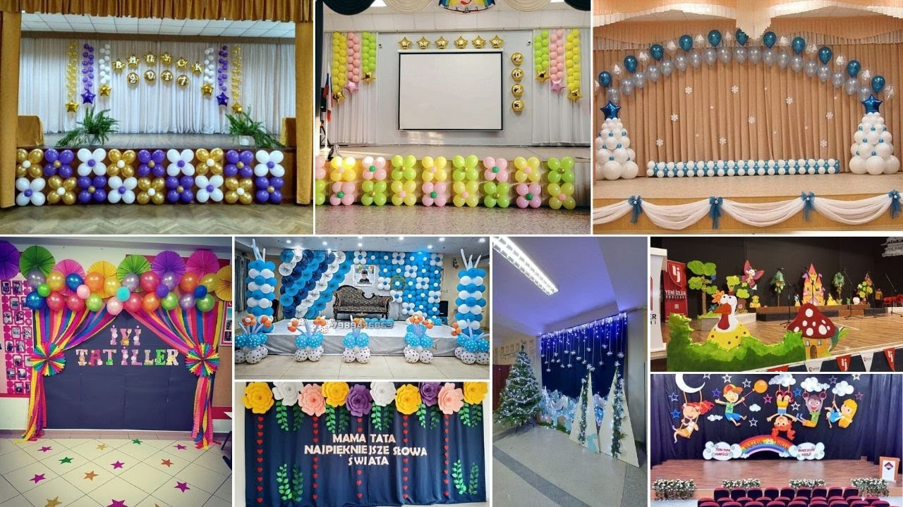 Easy & Affordable School Function Stage Decoration Hacks