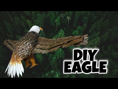 How To Make Cardboard Eagle | DIY Eagle |Cardboard Crafts
