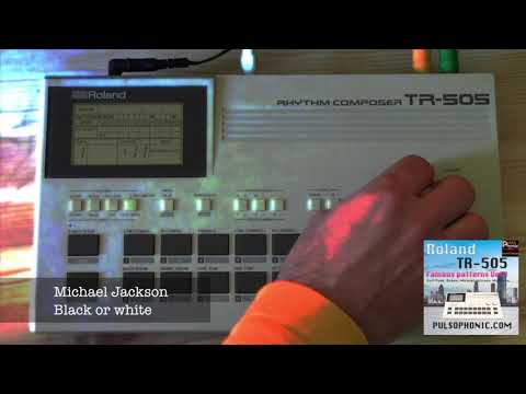 Roland TR505 Famous patterns