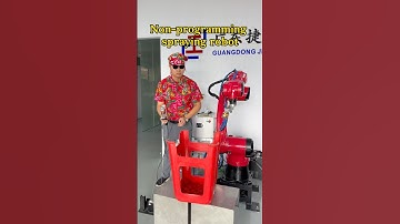 Spraying robot #automation #machine #industrialrobots #spray #robot