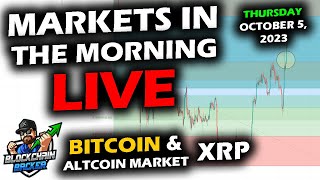 MARKETS in the MORNING, 10/5/2023, Bitcoin Presses $28k, Altcoin Market Up, DXY and Stocks Stall