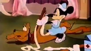 Disney Movie Classic   Minnie Mouse Pluto and Figaro Cartoon   First Aiders