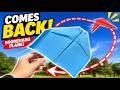 Fold This Paper Boomerang Plane Right Now | How to Make Paper Airplane Boomerang