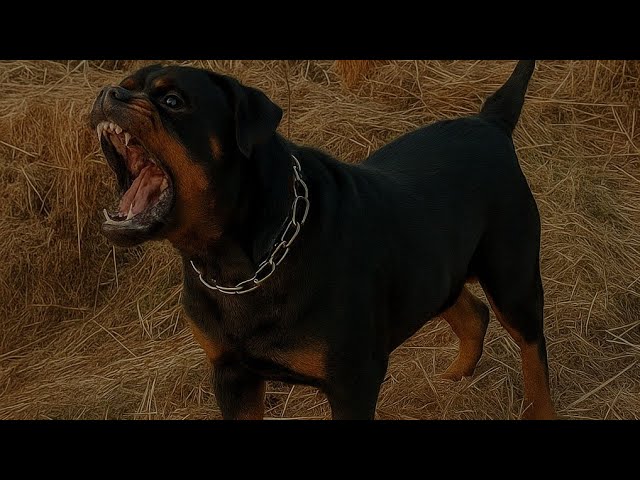 Rottweiler’s Angry Look Can Shake Anyone 😱 #rottweiler #trending #doglover #live