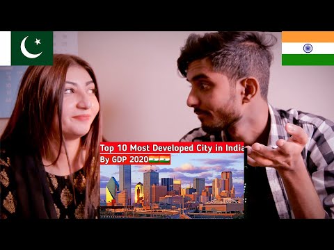 PAKISTANI REACTION to Top 10 Most Developed City Of India By GDP Hindi 2020