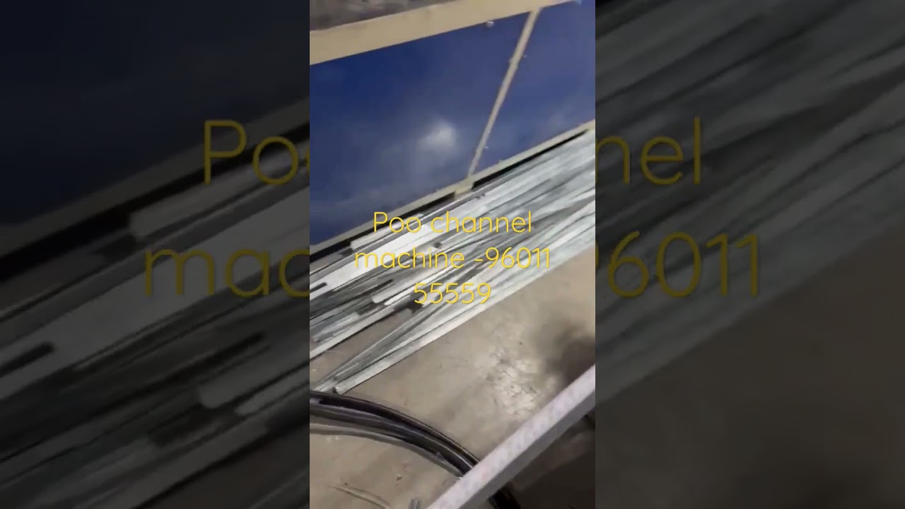 Pop Channel Roll Forming Machine - 96011 55559