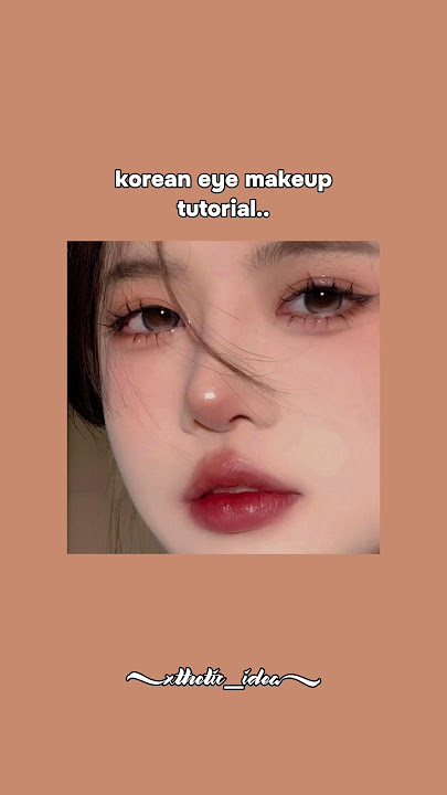 chinese eye makeup tutorial🤎🤍🩷 #love #korean #eyemakeup #tutorial