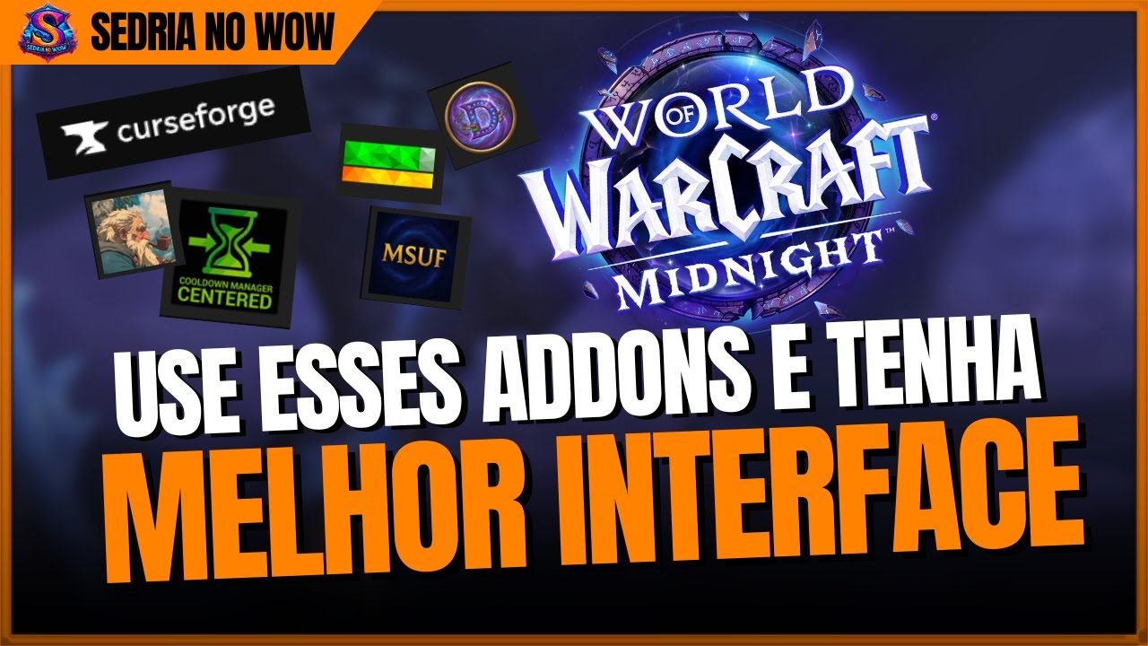 Interface CLEAN no World of Warcraft! 🚀 Addons Essenciais + Setup Completo