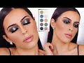 METALLIC GREEN SMOKEY EYE: MORPHE X JACLYN HILL DARK MAGIC PALETTE | NAGAM