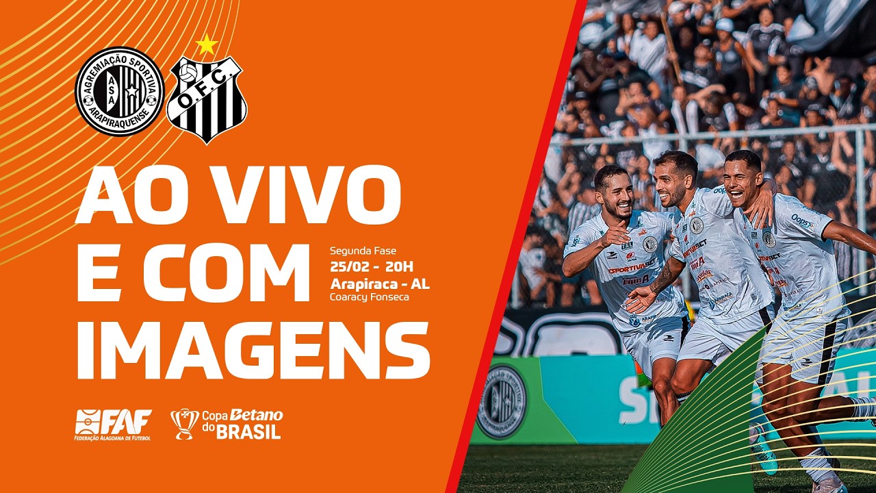 ASA x OPERÁRIO-MS | COPA DO BRASIL 2026 | SEGUNDA FASE | AO VIVO + IMAGENS