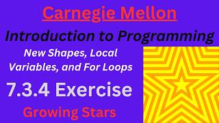 CM Intro to Programming  Unit 7 Lesson 3 Growing Stars