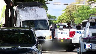Man dies in Miami after trying to use makeshift jack while working on van