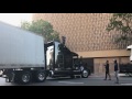 Backing up an 18 Wheeler in Downtown San Diego, CA