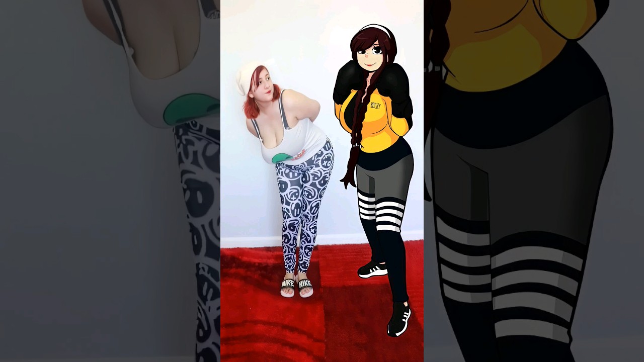 ROCKY GIRL 2D VS 3D 🥊 #cosplay