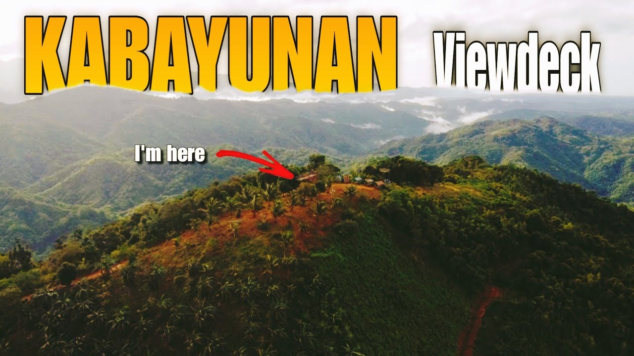 KABAYUNAN VIEWDECK, one of the tourist spots in DRT bulacan with panoramic view of mountains.