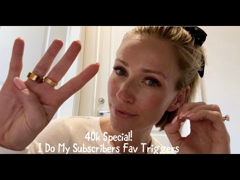 ASMR Subscriber Favorite Triggers 🩷 40K SPECIAL!