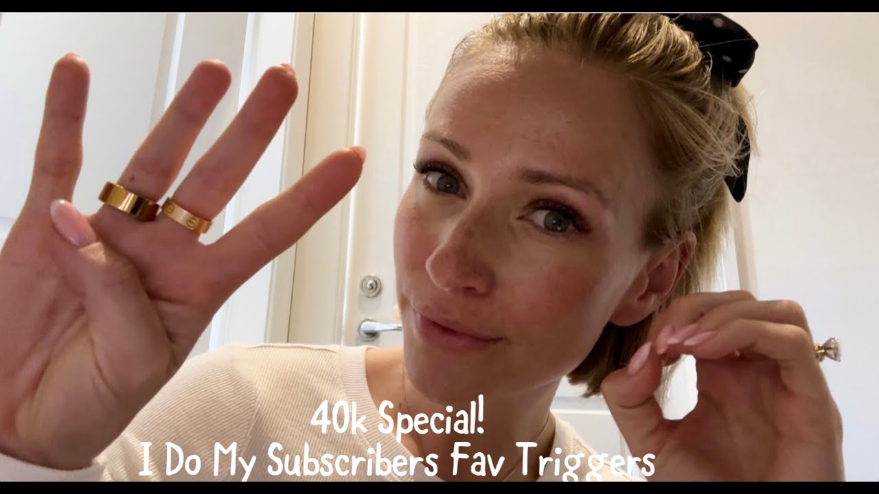 ASMR Subscriber Favorite Triggers 🩷 40K SPECIAL!