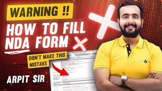 New Pattern For NDA Form!!! || How To Fill UPSC NDA Form Correctly ? || Step By Step Process