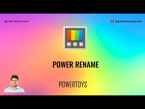 What is Power Rename functionality in Microsoft Power Toys tool ?