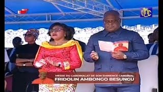 EN DIRECT: MESSE DU CARDINALAT DE SON EMINENCE CARDINAL FRIDOLIN AMBONGO BESUNGU