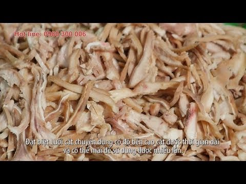 Video HÙNG GIA TRUYỀN/ 0858300006/MÁY CẮT TAI HEO, DA HEO,... - youtube
