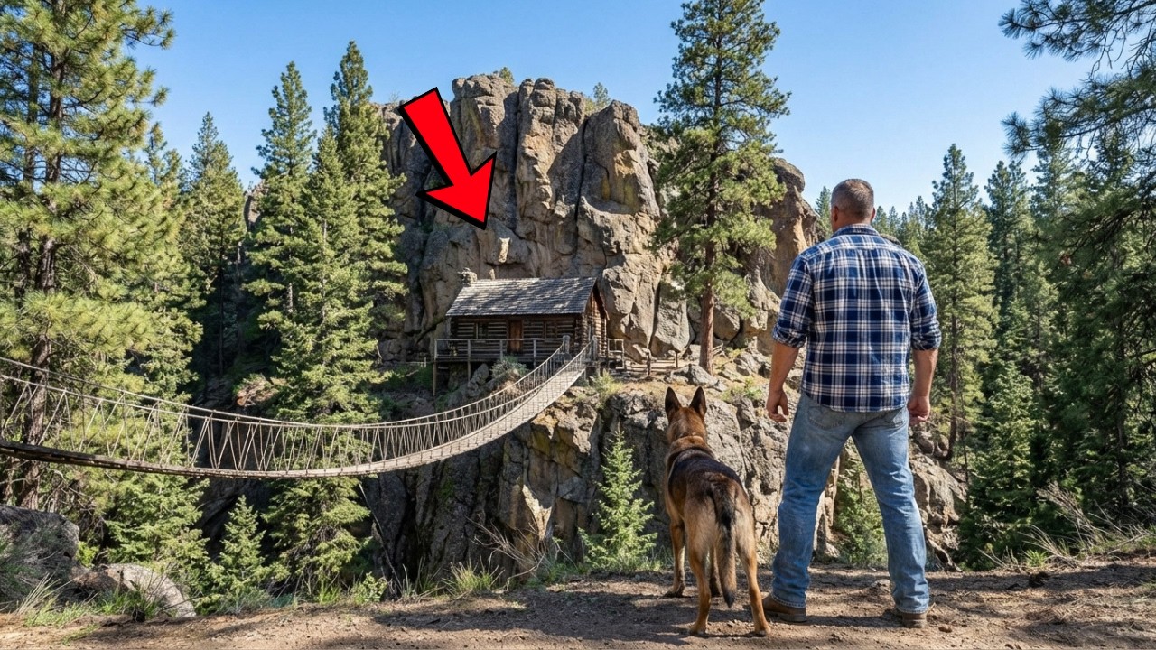 Veteran’s Dog Found a Hidden Cabin on the Cliff — What They Saw Inside Made Him Call 911