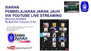 FIFTH  GRADE ZOOM  MEETING SD MUHAMMADIYAH 22 SBY