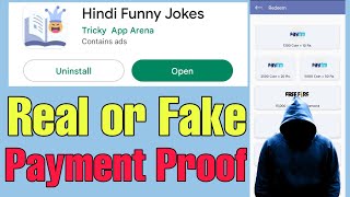 Hindi Funny Jokes app payment proof| Hindi Funny Jokes app payment proof. screenshot 1
