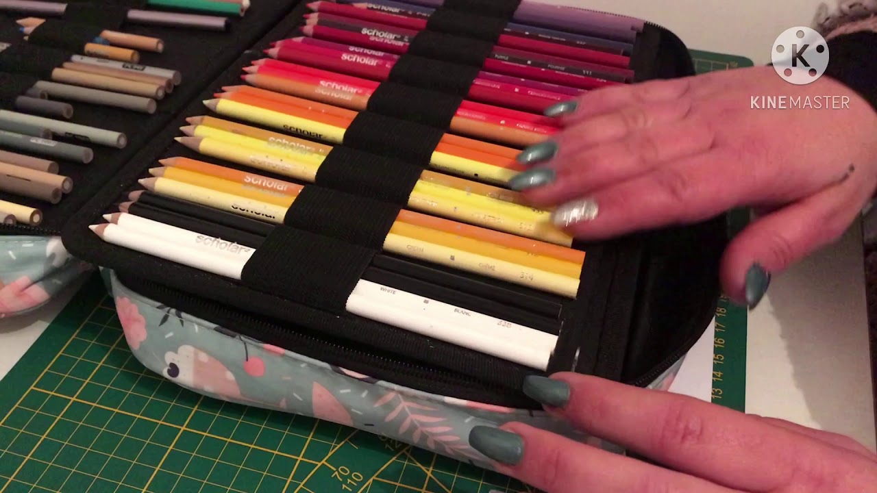 Présentation de mes gammes de crayons à la cire