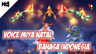 Voice Miya Natal skin - Bahasa Indonesia | Mobile Legends Indonesia