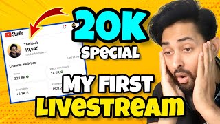 MY FIRST LIVESTREAM | 20K SPECIAL | THANK YOU ALL FOR SO MUCH SUPPORT GUYS | THE NOOB