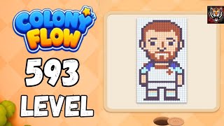 Colony flow Level 593 Walkthrough Solution