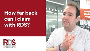 How Far Back Can I Claim With RDS? | With Director Mark Joyner