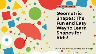 Geometric Shapes: The Fun and Easy Way to Learn Shapes for Kids! screenshot 1