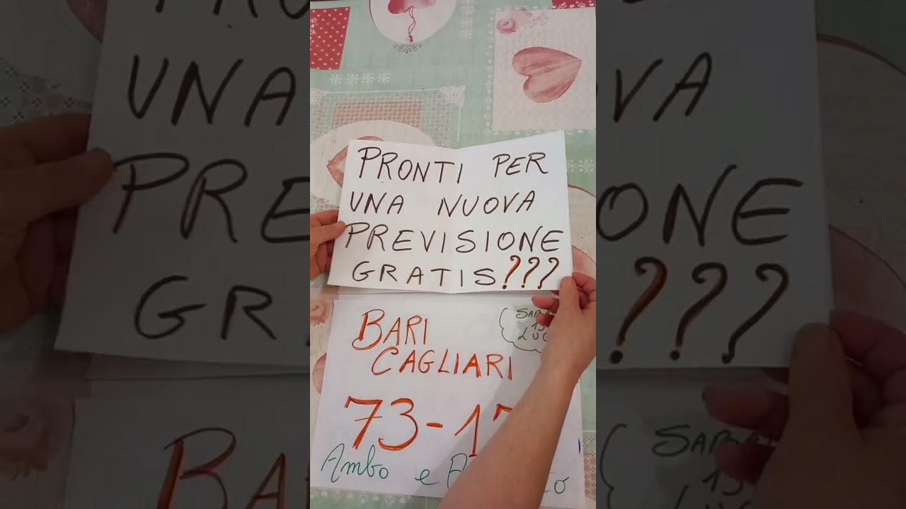 Nuovo Ambo in regalo al Gioco del Lotto 💯