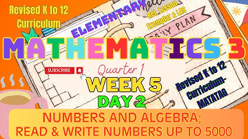 Grade 3 Math | Q1 Week 5 Day 2 | Read and Write Numbers up to 5000 | MATATAG Curriculum