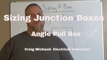 How to Size an Angle Pull Box.