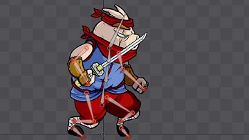 Dragonbones, Ninja Piggy Animation