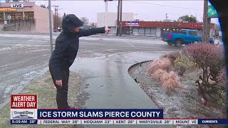 Ice storm slams Pierce County (Chynna Greene 9:00 a.m.) | FOX 13 Seattle