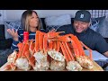 2x SPICY SNOW CRAB LEGS CHALLENGE 10 MINUTES| KC CONNECTIONS 🥵🌶